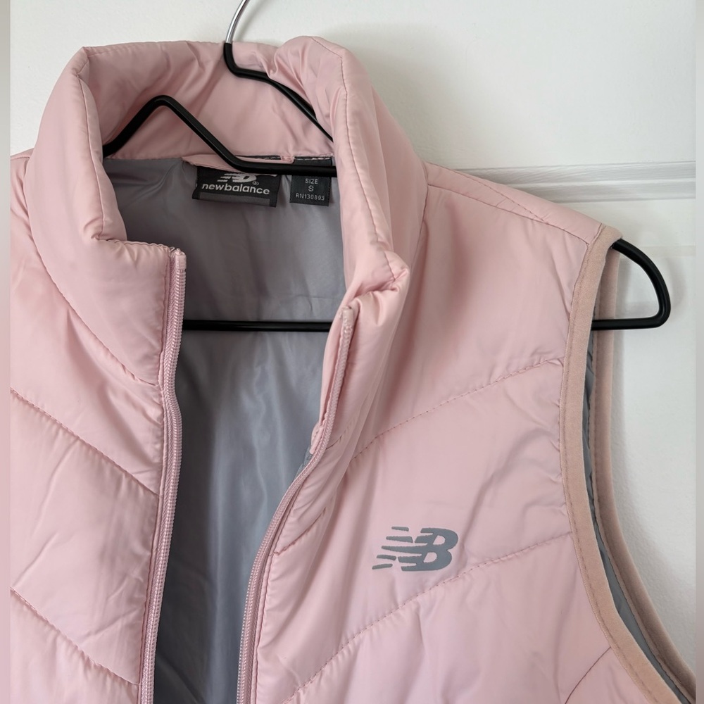 New Balance Light Pink Puffer Jacket